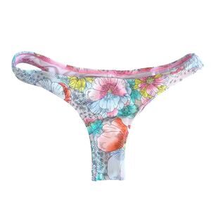 Victoria's Secret The Itsy Floral Bikini Bottom Scrunch Butt Sz XS